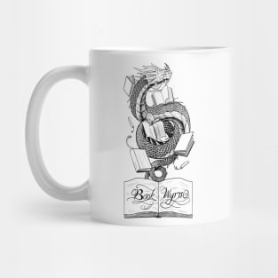 Book Wyrm (achromatic) Mug